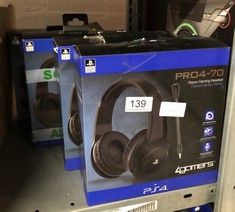 4 X PRO4-70 STEREO GAMING HEADSET FOR PS4: LOCATION - A