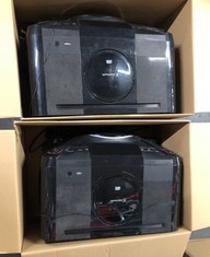 2 X BLACK WET HI-POWER 2 WAY SYSTEM TOP LOADING CD PLAYER: LOCATION - A