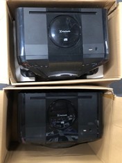 2 X BLACK WET POWER HOUSE BLUETOOTH CD SPEAKER: LOCATION - A