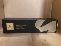 GHD CURVE CLASSIC CURL TONG - 26MM MEDIUM BARREL, CREATES CLASSIC BOUNCY CURLS OR LOOSE ROMANTIC CURLS, ULTRA-ZONE TECHNOLOGY WITH OPTIMUM STYLING TEMP 185ºC, PROTECTIVE COOL TIP, AUTO SLEEP MODE.: L