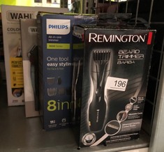 QUANTITY OF HEALTH & BEAUTY ITEMS TO INCLUDE REMINGTON BARBA BEARD TRIMMER (ADVANCED CERAMIC BLADES, POP-UP DETAIL TRIMMER, ADJUSTABLE ZOOM WHEEL, 9 LENGTH SETTINGS, COMB ATTACHMENT, CORD OR CORDLESS