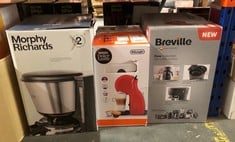 QUANTITY OF KITCHEN & APPLIANCES ITEMS TO INCLUDE NESCAFÉ DOLCE GUSTO DELONGHI PICCOLO XS POD CAPSULE COFFEE MACHINE, ESPRESSO, CAPPUCCINO AND MORE, EDG210.R,0.8 LITERS, RED AND BLACK EDG 210.R: LOCA