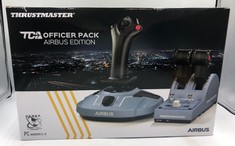 THRUSTMASTER TCA OFFICER PACK AIRBUS EDITION - COMPREHENSIVE FLIGHT CONTROL SYSTEM WITH SIDE STICK AND THROTTLE QUADRANT FOR PC.: LOCATION - TOP 50 RACK