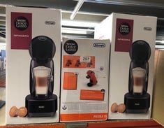 QUANTITY OF KITCHEN & APPLIANCES ITEMS TO INCLUDE NESCAFÉ DOLCE GUSTO DELONGHI PICCOLO XS POD CAPSULE COFFEE MACHINE, ESPRESSO, CAPPUCCINO AND MORE, EDG210.R,0.8 LITERS, RED AND BLACK EDG 210.R: LOCA