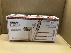 SHARK FLEXSTYLE [HD430 SLUK] 4-IN-1 AIR STYLER & HAIR DRYER FOR STRAIGHT & WAVY HAIR: AUTO-WRAP CURLERS, PADDLE BRUSH, OVAL BRUSH AND CONCENTRATOR, NO HEAT DAMAGE, STONE, 1.0 COUNT, 0.38 KILOGRAMS.: