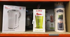 QUANTITY OF KITCHEN & APPLIANCES ITEMS TO INCLUDE ZOKU ZK113-GN SLUSH AND SHAKE MAKER, GREEN SLUSHY, PLASTIC: LOCATION - C