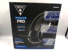 TURTLE BEACH STEALTH PRO FOR XBOX SERIES X|S - WIRELESS CROSS-PLATFORM HEADSET FOR THE XBOX SERIES X|S, PS.: LOCATION - TOP 50 RACK