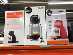 QUANTITY OF KITCHEN & APPLIANCES ITEMS TO INCLUDE NESCAFÉ DOLCE GUSTO DELONGHI PICCOLO XS POD CAPSULE COFFEE MACHINE, ESPRESSO, CAPPUCCINO AND MORE, EDG210.R,0.8 LITERS, RED AND BLACK EDG 210.R: LOCA