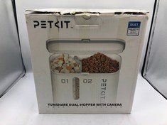 PETKIT AUTOMATIC CAT FEEDER WITH CAMERA,1080P HD VIDEO WITH NIGHT VISION, 5L AUTO PET FEEDER FOR CAT DOG, 2-WAY AUDIO, BATTERY-BACKUP, LOW FOOD & MOTION SENSOR, WIFI ENABLED CAT FOOD DISPENSER.: LOCA