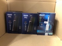 QUANTITY OF HEALTH & BEAUTY ITEMS TO INCLUDE ORAL-B SMART 6 ELECTRIC TOOTHBRUSHES FOR ADULTS, APP CONNECTED HANDLE, 3 TOOTHBRUSH HEADS & TRAVEL CASE, 5 MODES, TEETH WHITENING, 2 PIN UK PLUG, 6000N: L