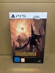 BLASPHEMOUS II COLLECTOR'S EDITION GAME DISC THAT COMES WITH SOUNDTRACK CD AND COLLECTORS COIN   ID MAY BE REQUIRED : LOCATION - D