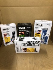 QUANTITY OF HEALTH & BEAUTY ITEMS TO INCLUDE WAHL MULTI GROOMER, BLACK STAINLESS STEEL, CORDLESS, RECHARGEABLE, FULLY WASHABLE, CLOSE CUTTING BLADE, 11 IN 1, MEN’S BEARD TRIMMER, DETAIL TRIMMING, STU