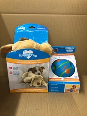 QUANTITY OF PET PRODUCTS ITEMS TO INCLUDE GOLDEN HUGGY PUP: LOCATION - D