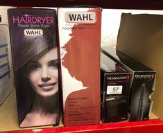 QUANTITY OF HEALTH & BEAUTY ITEMS TO INCLUDE WAHL HAIRDRYER, POWERPIK 3000, DRYER FOR WOMEN, HAIR DRYER WITH PIK ATTACHMENT, AFRO HAIRDRYER, AFRO-CARIBBEAN HAIR, THREE HEAT SETTINGS, ANTI-FRIZZ DRYIN