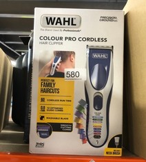 QUANTITY OF HEALTH & BEAUTY ITEMS TO INCLUDE WAHL COLOUR PRO CORDLESS HAIR CLIPPER KIT, NECK DUSTER, COLOUR CODED COMBS, HAIR CLIPPERS FOR MEN, HEAD SHAVER, MEN'S HAIR CLIPPER, EASY HOME HAIRCUTTING,