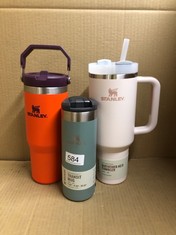 QUANTITY OF ITEMS TO INCLUDE STANLEY QUENCHER H2.0 FLOWSTATE TUMBLER 1.2L - COLD FOR 11 HOURS - ICED FOR 48 HOURS - WATER BOTTLE WITH STRAW, HANDLE AND LID - DISHWASHER SAFE - TRAVEL MUG FOR COLD OR