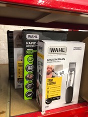 QUANTITY OF HEALTH & BEAUTY ITEMS TO INCLUDE WAHL GROOMSMAN RECHARGEABLE BEARD TRIMMER, GIFTS FOR HIM, BEARD TRIMMERS FOR MEN, STUBBLE TRIMMER, MALE GROOMING SET, CORDLESS BEARD TRIMMER, BEARD CARE K