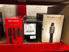 QUANTITY OF HEALTH & BEAUTY ITEMS TO INCLUDE REMINGTON BLOW DRY & STYLE AIR STYLER - FOR ALL HAIR LENGTHS (6 ATTACHMENTS, 25MM, 38MM, 50MM BRUSH, FIRM PADDLE BRUSH, CONCENTRATOR, ROOT BOOST, 2 HEAT &