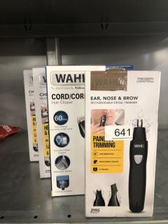 QUANTITY OF BEAUTY ITEMS TO INCLUDE WAHL EAR, NOSE & BROW TRIMMER: LOCATION - A