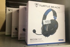 QUANTITY OF TECH & GAMING ITEMS TO INCLUDE TURTLE BEACH RECON 50P GAMING HEADSET FOR PS5, PS4, XBOX SERIES X|S, XBOX ONE, NINTENDO SWITCH, & PC: LOCATION - E