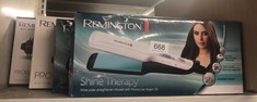 QUANTITY OF HEALTH & BEAUTY ITEMS TO INCLUDE REMINGTON SHINE THERAPY WIDE (45MM) FLOATING PLATE HAIR STRAIGHTENER WITH ADVANCED CERAMIC COATING INFUSED WITH MOROCCAN ARGAN OIL FOR SLEEK & SMOOTH GLID