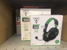 QUANTITY OF TECH & GAMING ITEMS TO INCLUDE TURTLE BEACH RECON 50X GAMING HEADSET FOR XBOX SERIES X|S, XBOX ONE, PS5, PS4, NINTENDO SWITCH, & PC: LOCATION - E