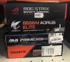 QUANTITY OF TECH & GAMING ITEMS TO INCLUDE ROG STRIX B550-F GAMING MOTHERBOARD: LOCATION - E