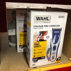 QUANTITY OF HEALTH & BEAUTY ITEMS TO INCLUDE WAHL COLOUR PRO CORDLESS HAIR CLIPPER KIT, NECK DUSTER, COLOUR CODED COMBS, HAIR CLIPPERS FOR MEN, HEAD SHAVER, MEN'S HAIR CLIPPER, EASY HOME HAIRCUTTING,