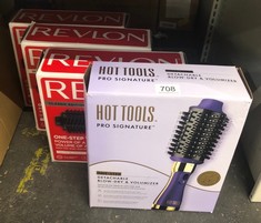 QUANTITY OF HEALTH & BEAUTY ITEMS TO INCLUDE HOT TOOLS PRO SIGNATURE ONE-STEP DETACHABLE BLOW-DRY & VOLUMISER (ACTIVATED CHARCOAL BRISTLES, DIRECT ION TECHNOLOGY, OVAL DESIGN, THERMAGLIDE CERAMIC COA