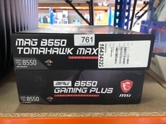 MAG B550 TOMAHAWK MAX WIFI MOTHERBOARD AND MAG B550 GAMING PLUS MOTHERBOARD: LOCATION - F