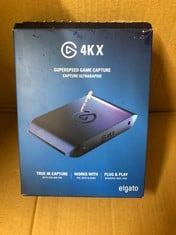 ELGATO 4K X – CAPTURE UP TO 4K144 WITH ULTRA-LOW LATENCY ON PS5, XBOX SERIES X/S, NINTENDO SWITCH, OBS AND MORE, HDMI 2.1, VRR, HDR10, USB 3.2 GEN 2, FOR STREAMING & RECORDING, WORKS WITH PC/MAC/IPAD