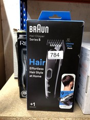 QUANTITY OF HEALTH & BEAUTY ITEMS TO INCLUDE BRAUN HAIR CLIPPER SERIES 5 HC5310, MEN'S HAIR CLIPPER WITH 9 LENGTH SETTINGS: LOCATION - F