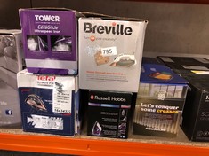 QUANTITY OF KITCHEN & APPLIANCES ITEMS TO INCLUDE BREVILLE DIAMONDXPRESS STEAM IRON | 3100 W | 200G STEAM SHOT | MULTI-DIRECTIONAL DIAMOND CERAMIC SOLEPLATE | 400 ML EASY-FILL WATER TANK WHITE & ROSE