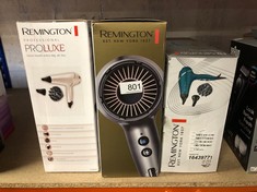 QUANTITY OF HEALTH & BEAUTY ITEMS TO INCLUDE REMINGTON ONE DRY AND STYLE HAIR DRYER (SALON PERFORMANCE, 4 ATTACHMENTS - PRECISION STYLING (2 DIFFUSERS, FLYAWAY, SLIM CONCENTRATOR) - COMPACT, DUAL ION