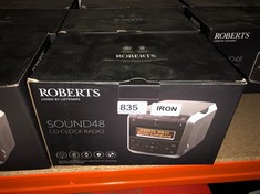 3 X ROBERTS SOUND 48 DAB/DAB+/FM STEREO CLOCK RADIO WITH CD, BLUETOOTH, USB PLAYBACK/CHARGING: LOCATION - F