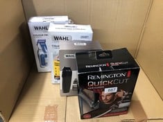 QUANTITY OF HEALTH & BEAUTY ITEMS TO INCLUDE REMINGTON QUICK CUT HAIR CLIPPERS (CORDLESS, 40-MINUTE USAGE, QUICK CHARGE, CURVE CUT BLADE TECHNOLOGY, CLEANER MORE EVEN CUT, GRADING, TAPERING & TRIMMIN