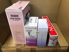 QUANTITY OF HEALTH & BEAUTY ITEMS TO INCLUDE REVLON TANGLE FREE HOT AIR HAIR STYLER : LOCATION - G