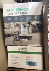 HAUS OF CARPET SPOT CLEANER AND VAC TIDY HANDHELD WIRELESS VACUUM CLEANER: LOCATION - G