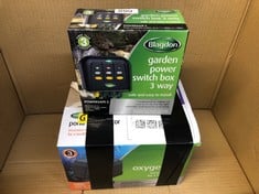 GARDEN POWER 3 WAY SWITCH BOX & BLAGDON GARDEN POND OXYGENATOR: LOCATION - G