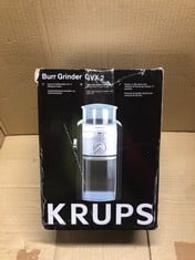 KRUPS EXPERT BURR, AUTOMATIC COFFEE GRINDER, EASY CLEAN, BLACK&SILVER, GVX231.: LOCATION - H