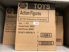 QUANTITY OF ITEMS TO INCLUDE 12 INCH BATMAN MINIFIGURES: LOCATION - H