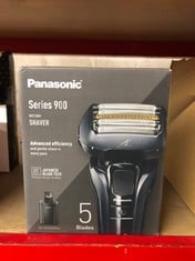 PANASONIC ES-LV9U WET & DRY 5-BLADE ELECTRIC SHAVER FOR MEN - PRECISE CLEAN SHAVING WITH CLEANING & CHARGING STAND, BLACK - UK 2 PIN PLUG.: LOCATION - A