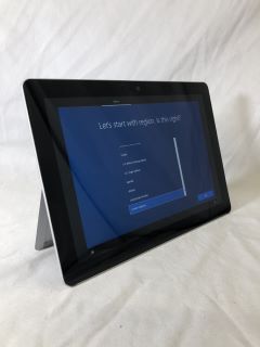 MICROSOFT SURFACE GO 128GB SSD LAPTOP INTEL PENTIUM 4415Y, 8GB RAM,: LOCATION - END OF B RACK