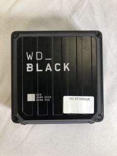 WD BLACK D50 THUNDERBOLT 3 GAMING DOCK MODEL NO WDBA3U0020BBK-10: LOCATION - END OF B RACK