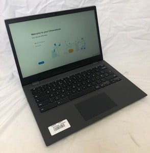 LENOVO CHROMEBOOK 14E 64GB EMMC LAPTOP MODEL NO SL10R25219. AMD A4-9120C RADEON R4, 4GB RAM, (14" SCREEN): LOCATION - B RACK