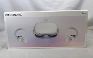 META QUEST 2 128GB V.R HEADSET MODEL NO KW49CM: LOCATION - A RACK