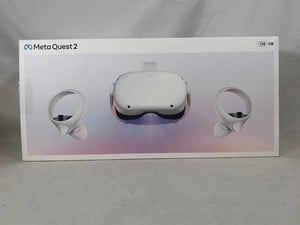 META 128GB QUEST 2 VR HEADSET MODEL NO KW49CM: LOCATION - B RACK