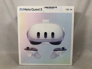 META QUEST 3 128GB VR HEADSET MODEL NO S3A: LOCATION - B RACK