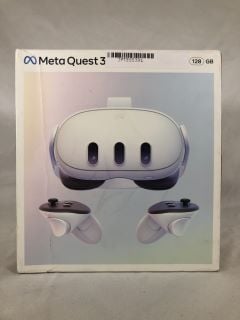 META QUEST 3 128 GB VR HEADSET: MODEL NO S3A: LOCATION - B RACK