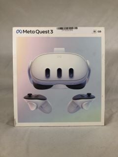 META QUEST 3 128 GB VR HEADSET: MODEL NO S3A: LOCATION - B RACK